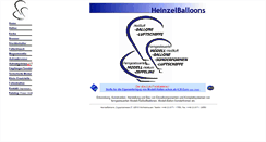 Desktop Screenshot of heinzelballoons.de