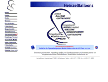 Tablet Screenshot of heinzelballoons.de